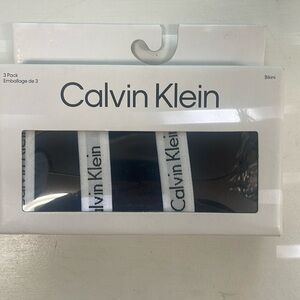 Calvin Klein Women's Carousel Bikini Panty 3 Pack - QD3588-001 Black/White XS